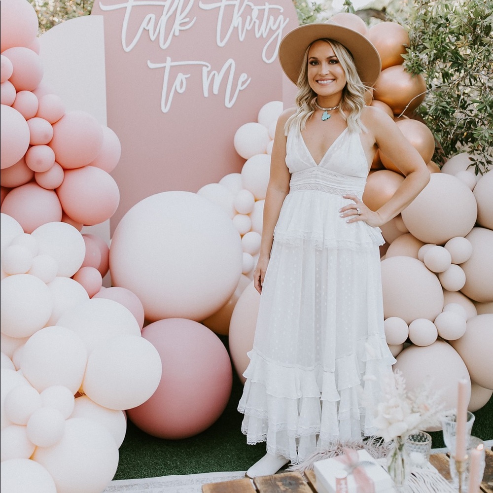 ROCOCO SAND - ELNA DRESS IN OFF WHITE